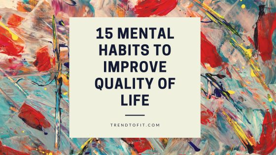 Healthy habits to improve mental health