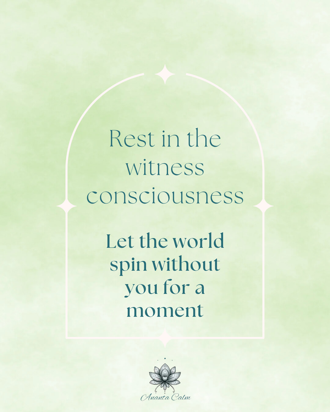 Witness consciousness quote for mindfulness and peace