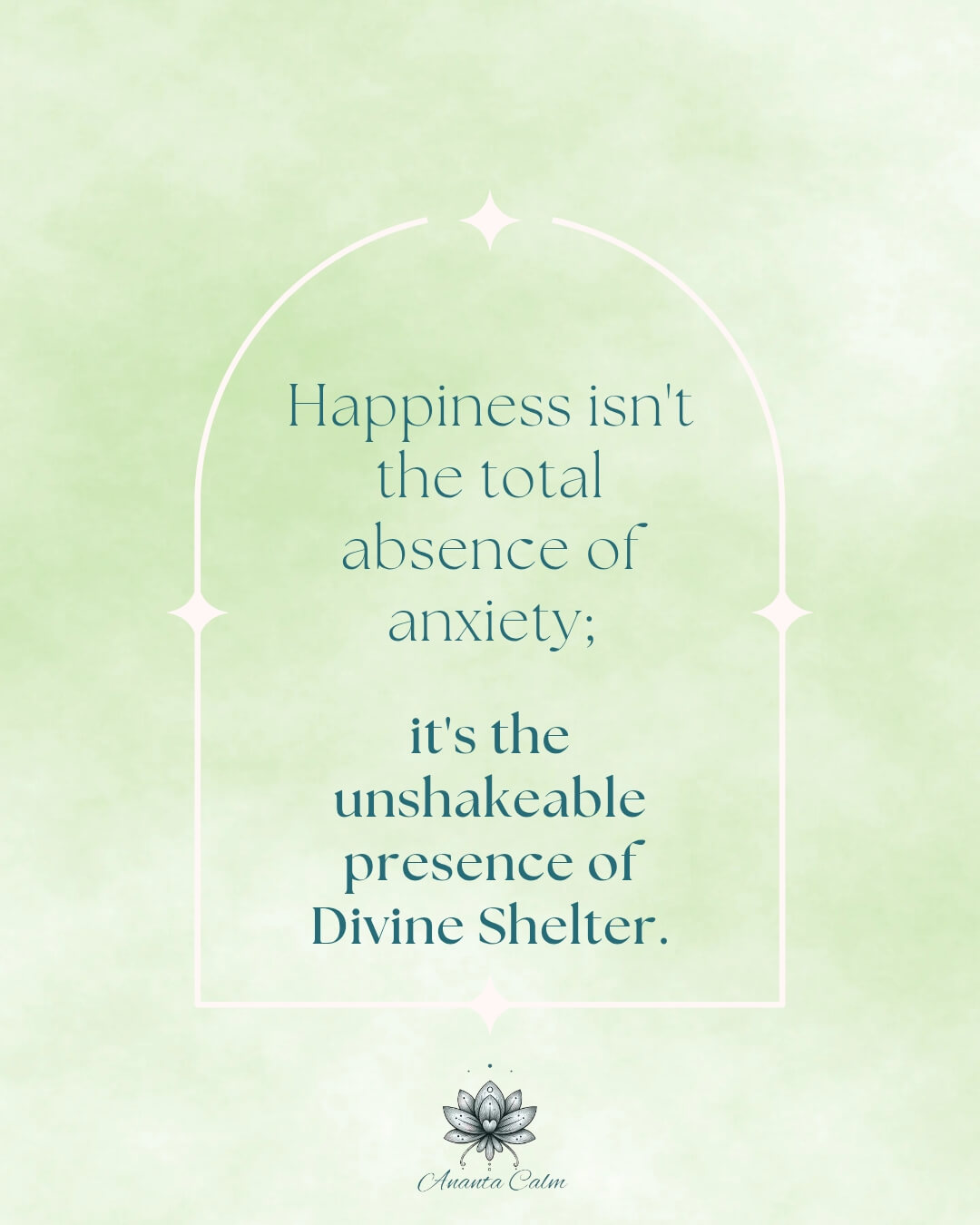 Finding happiness and divine shelter during anxiety recovery